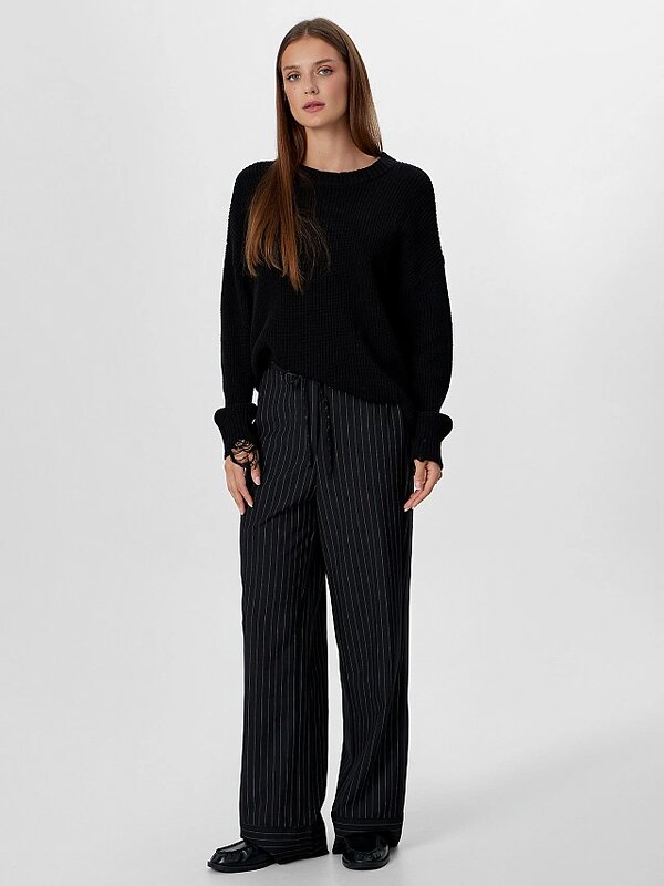 MARK FORMELLE Брюки 561449 182257 черно -розовая полоска