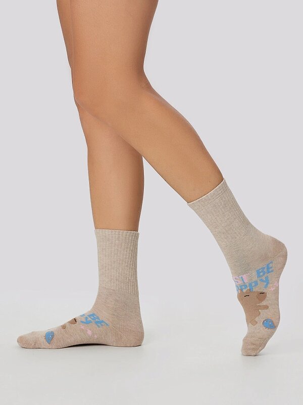 MARK FORMELLE Женские носки 561826 217A-2896 беж.мел /св.сер.мел /сер.мел/