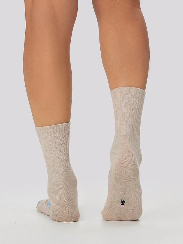 MARK FORMELLE Женские носки 561826 217A-2896 беж.мел /св.сер.мел /сер.мел/