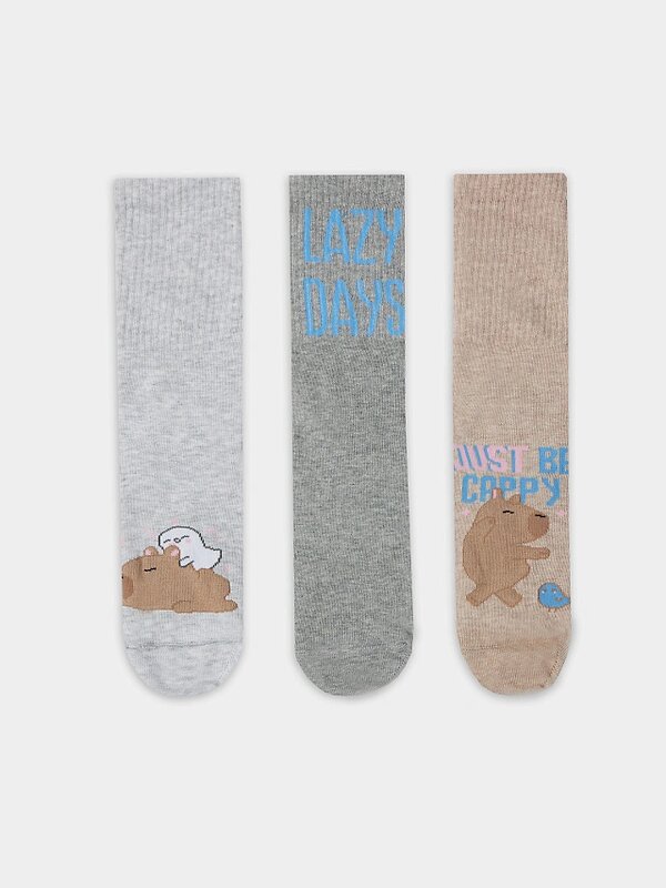 MARK FORMELLE Женские носки 561826 217A-2896 беж.мел /св.сер.мел /сер.мел/