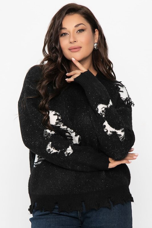 LT Collection Свитер 561994 Б14419-13М черный