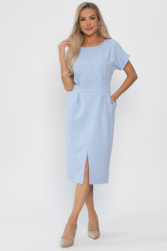LT Collection Платье 561995 П14370-16М голубой