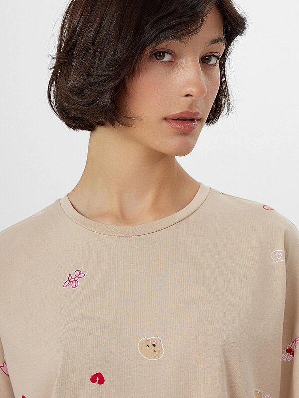 MARK FORMELLE Туника 562038 512079 собачки на песочном