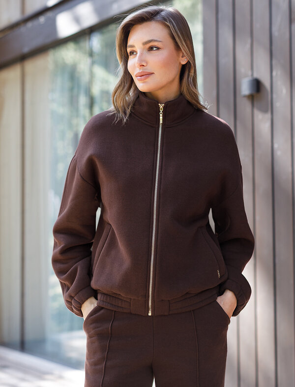 VILATTE Джемпер 562131 D49.103 коричневый