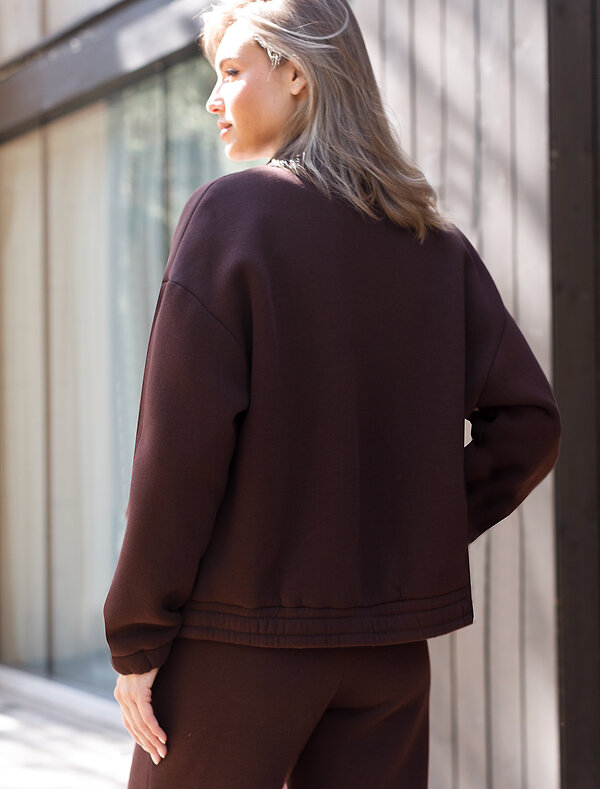 VILATTE Джемпер 562131 D49.103 коричневый