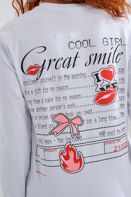Натали Лонгслив 562734 8513 белый+girl