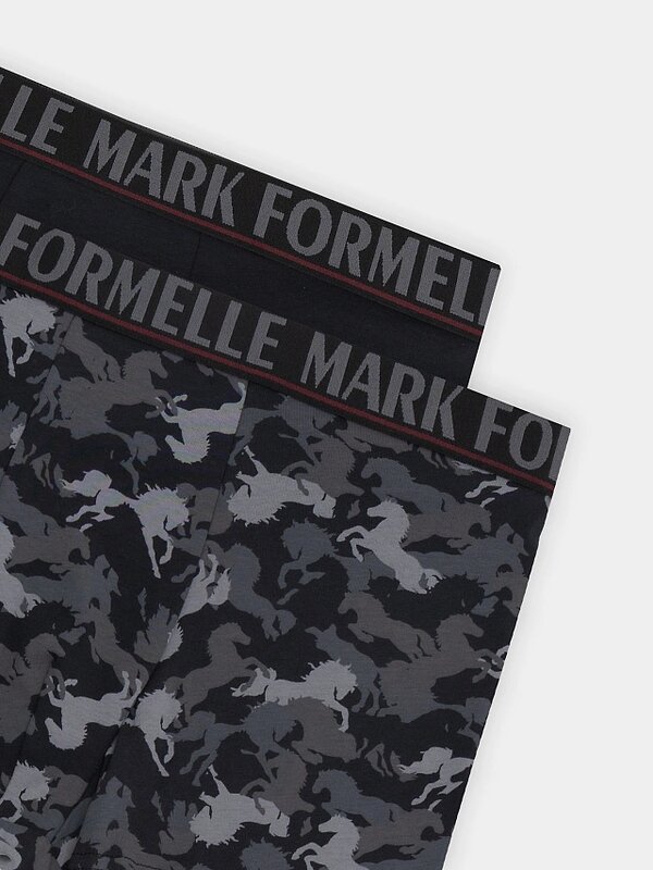 MARK FORMELLE Трусы 562747 411228-2 лошади на черном +черный