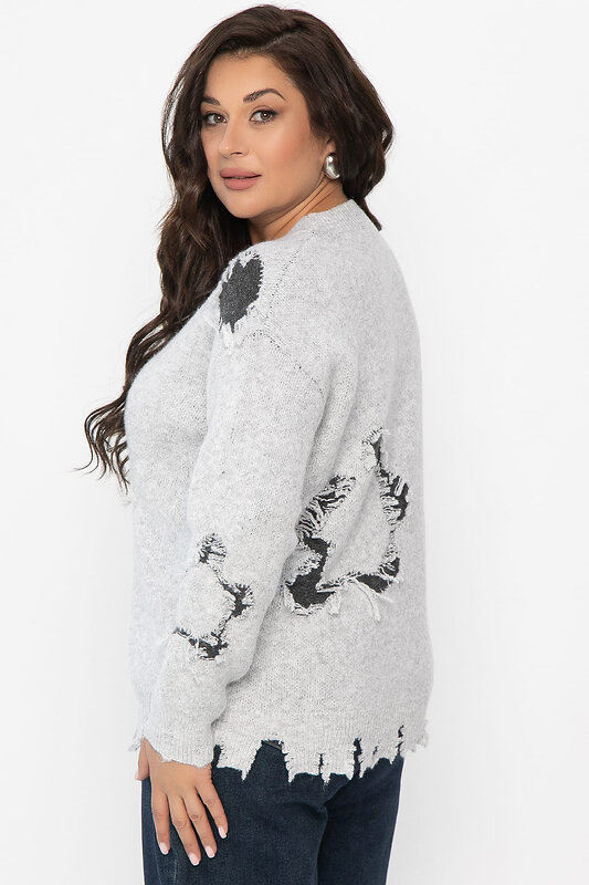 LT Collection Свитер 563383 Б14562-13М серый