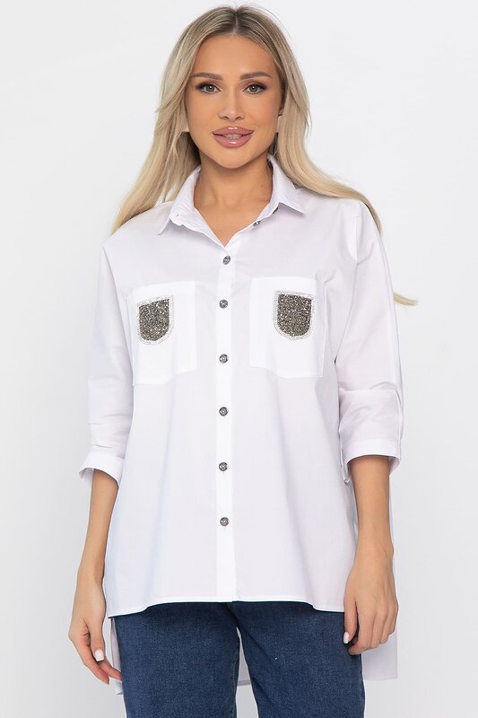 LT Collection Рубашка 563390 Б14483-10М белый