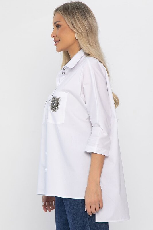 LT Collection Рубашка 563390 Б14483-10М белый