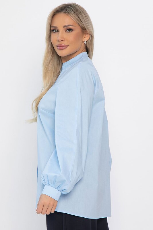 LT Collection Блуза 563392 Б14462-16М голубой