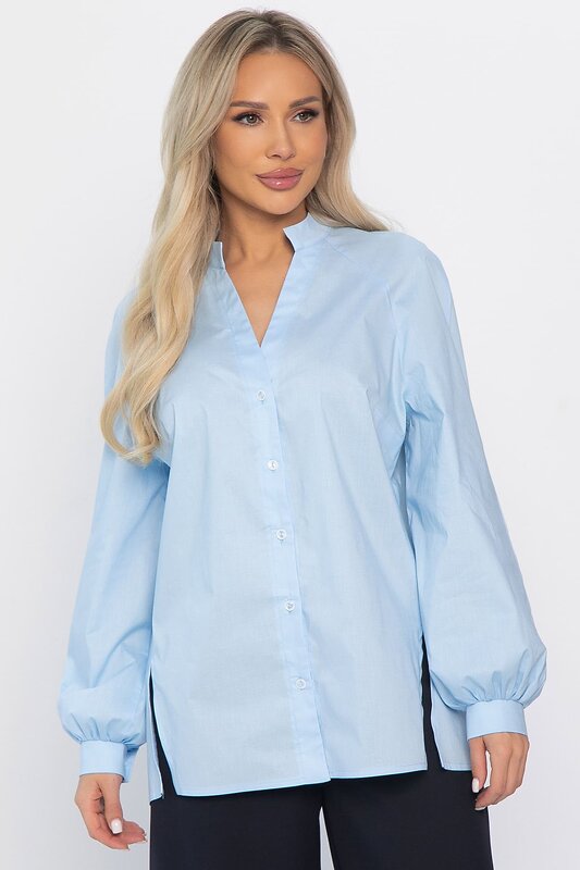 LT Collection Блуза 563392 Б14462-16М голубой