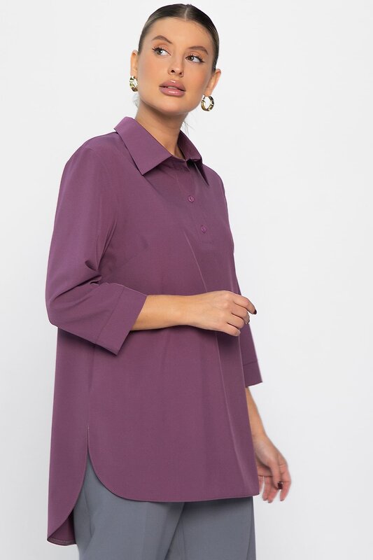 LT Collection Блуза 563393 Б14465-3М фиолетовый