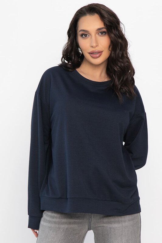 LT Collection Свитшот 563482 Б14568-25М темно-синий