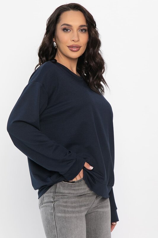 LT Collection Свитшот 563482 Б14568-25М темно-синий