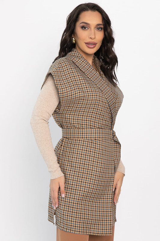 LT Collection Жилет 563485 Б14490-4М бежевый