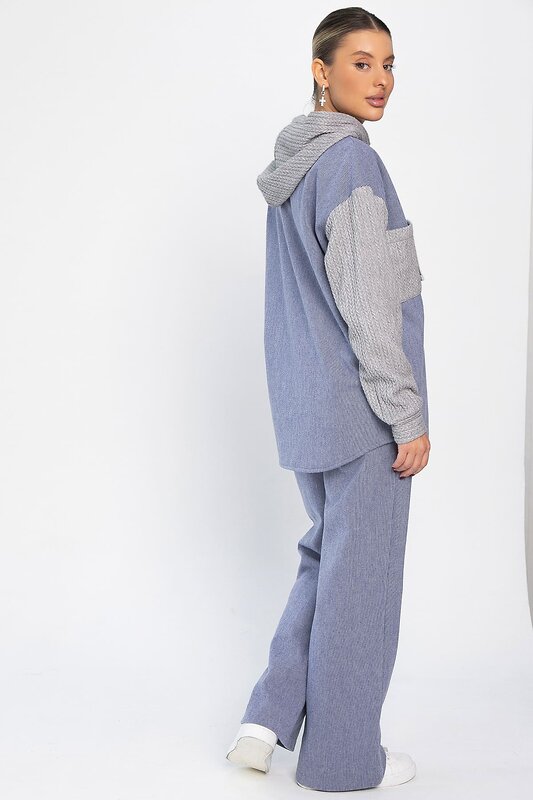 LT Collection Костюм 563494 К14501-50М темно-голубой