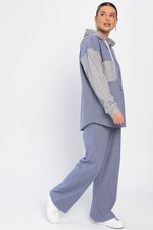 LT Collection Костюм 563494 К14501-50М темно-голубой