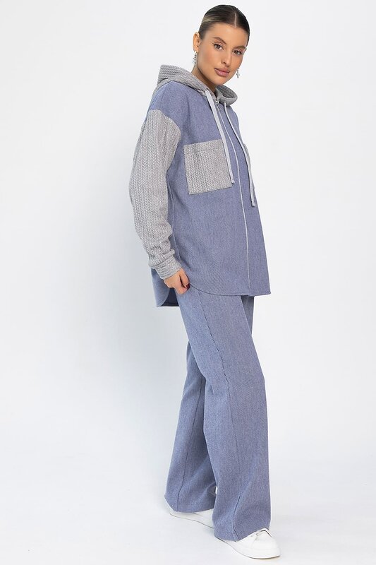 LT Collection Костюм 563494 К14501-50М темно-голубой