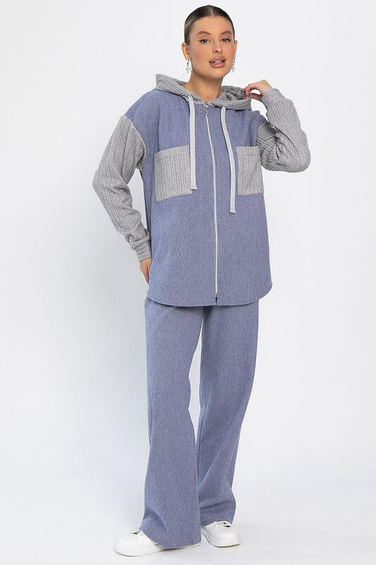 LT Collection Костюм 563494 К14501-50М темно-голубой