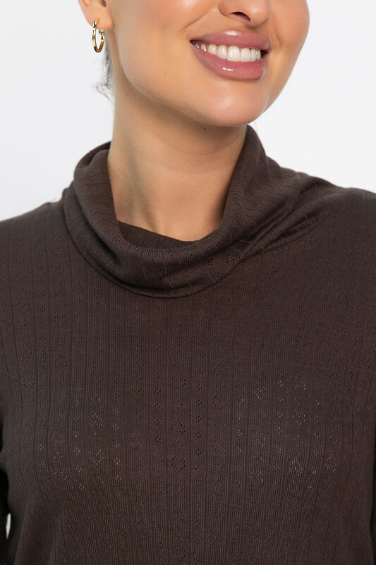 LT Collection Джемпер 563497 Б14446-4М коричневый