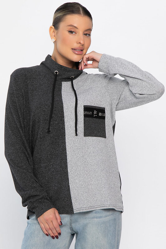 LT Collection Джемпер 563499 Б14378-50М серый
