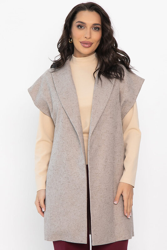 LT Collection Жилет 563745 Б14487-4М бежевый