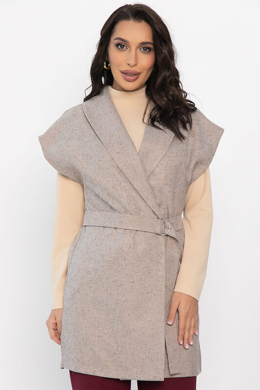 LT Collection Жилет 563745 Б14487-4М бежевый