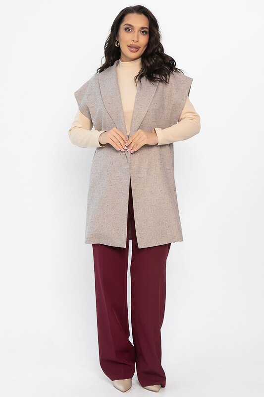 LT Collection Жилет 563745 Б14487-4М бежевый