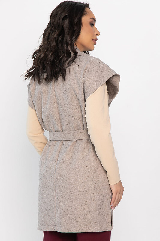 LT Collection Жилет 563745 Б14487-4М бежевый
