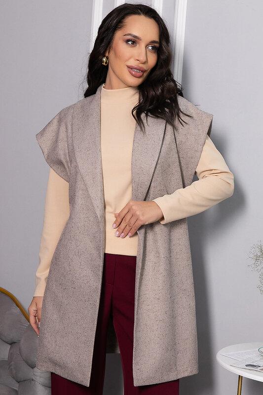 LT Collection Жилет 563745 Б14487-4М бежевый
