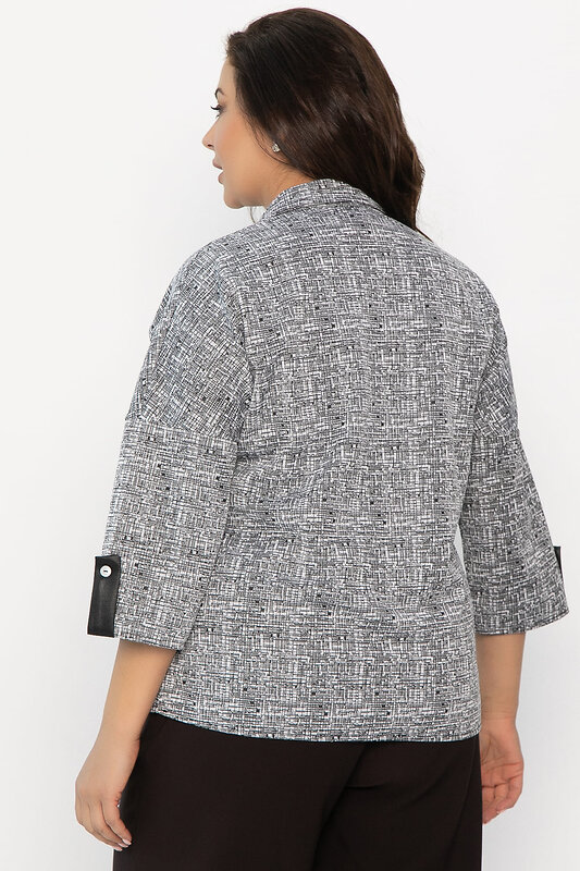 LT Collection Блуза 564095 Б14312-18М серый