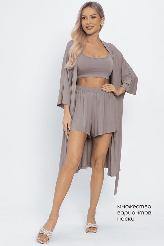 LT Collection Костюм 564103 К14496-52М коричневый
