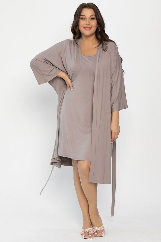 LT Collection Пеньюар 564105 П14486-52М коричневый