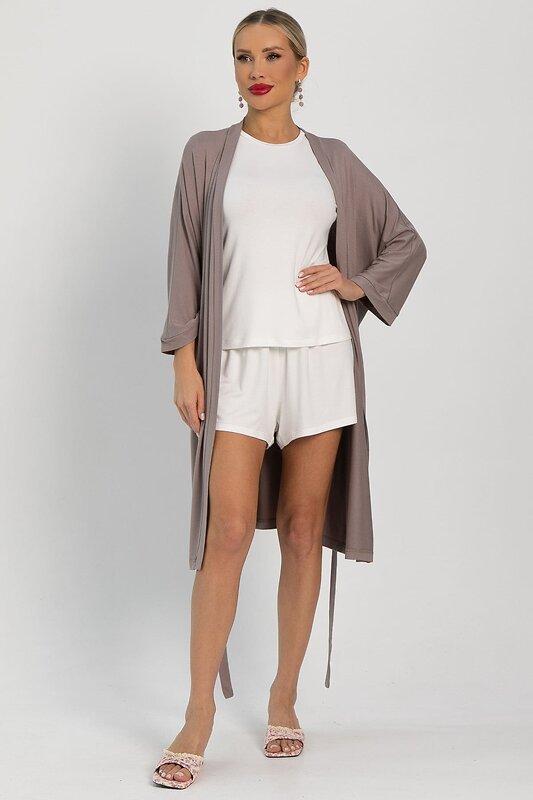 LT Collection Пеньюар 564105 П14486-52М коричневый
