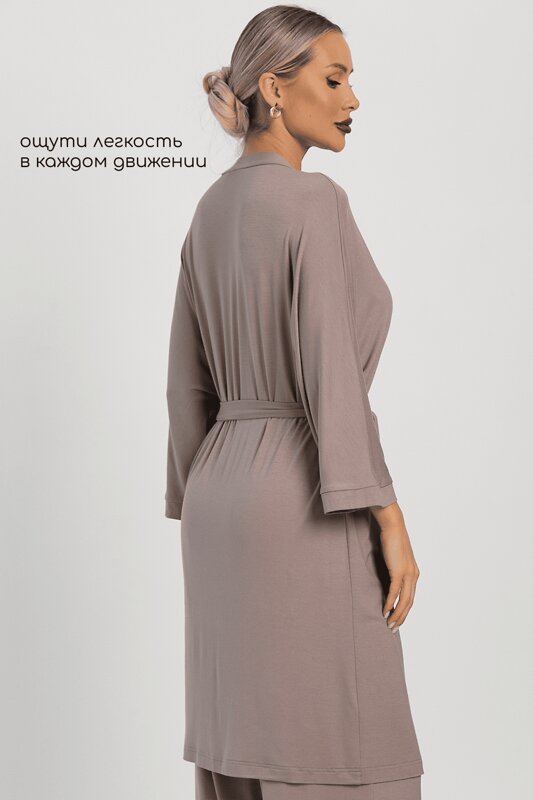 LT Collection Пеньюар 564105 П14486-52М коричневый