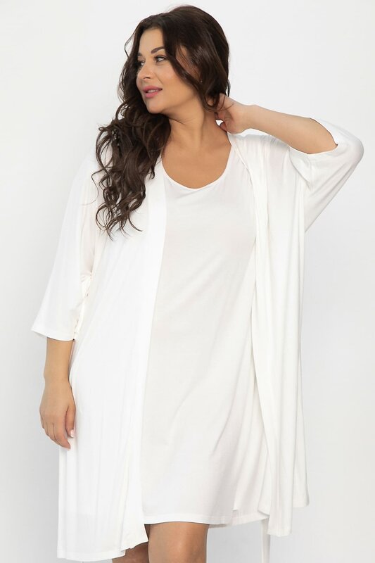 LT Collection Сорочка 564110 П14491-52М молочный