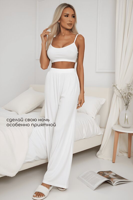 LT Collection Брюки 564111 Б14498-52М молочный