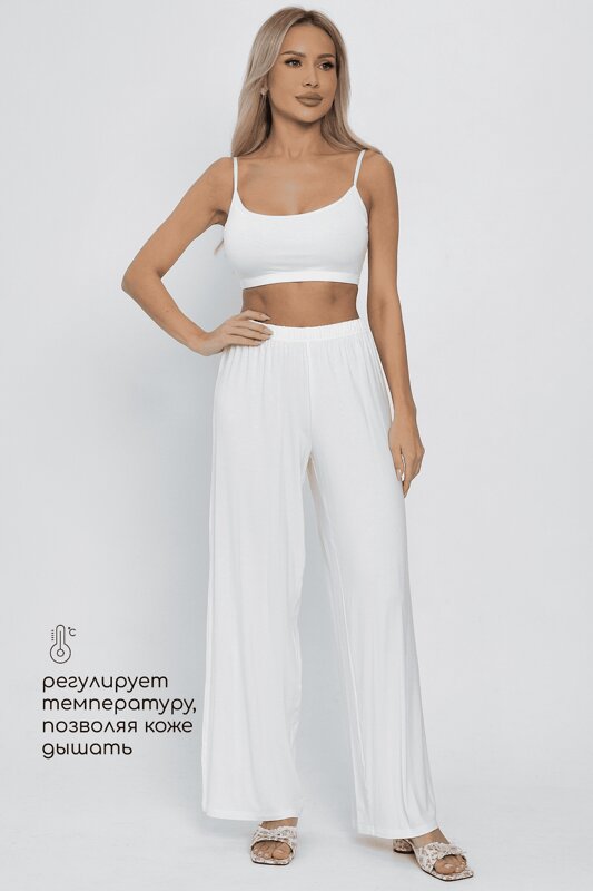LT Collection Брюки 564111 Б14498-52М молочный