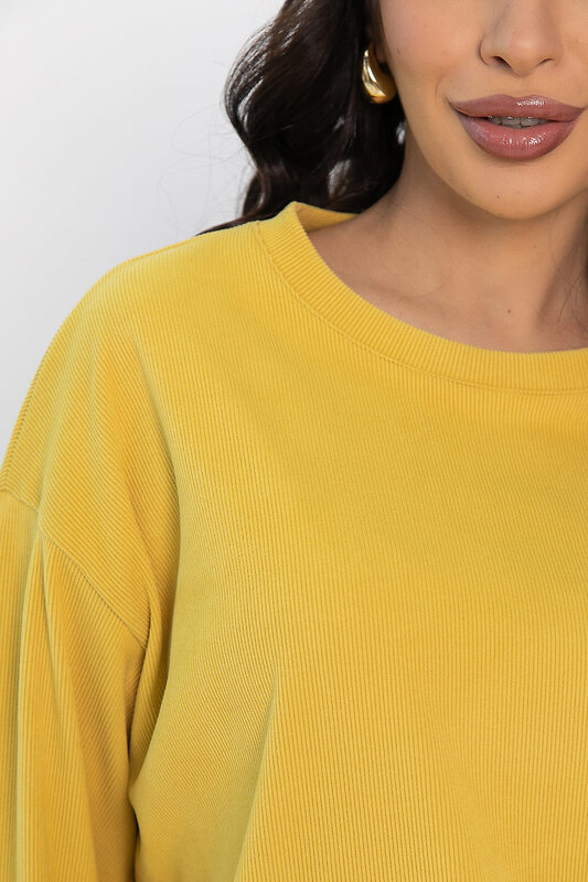 LT Collection Свитшот 564114 Б14574-25М желтый