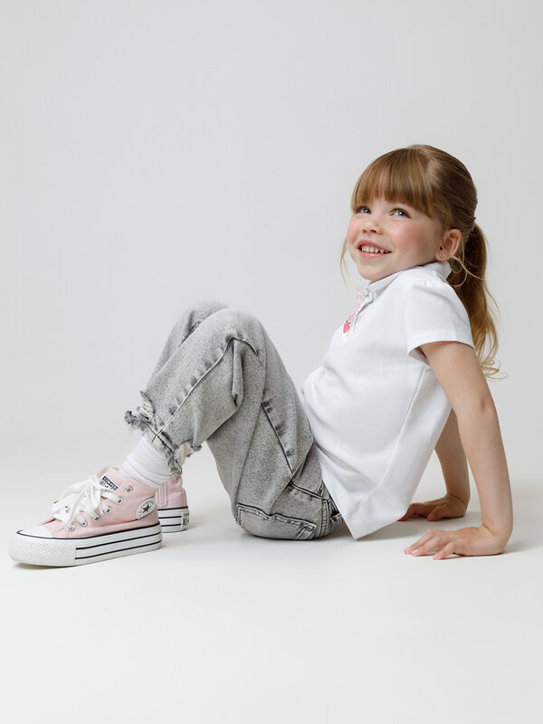 CROCKID Поло 565198 МП 302496 белый