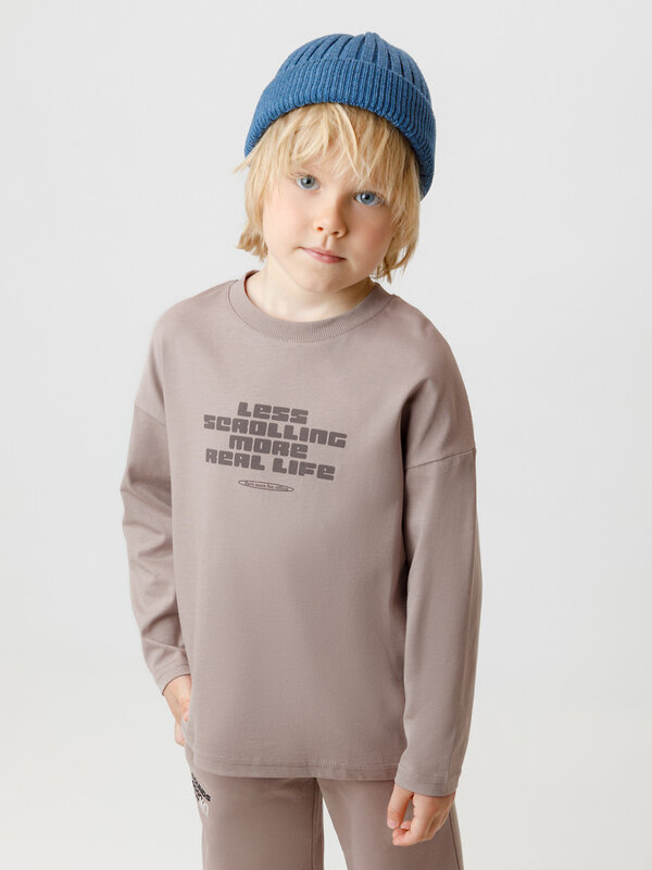 CROCKID Лонгслив 565224 МП 302892 коричневый
