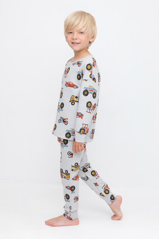 CROCKID Пижама 565368 К 1587 светло-серый5