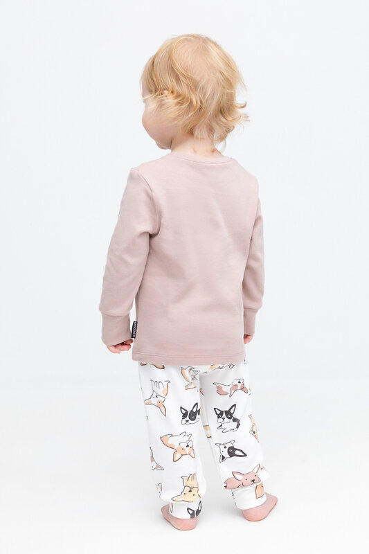 CROCKID Пижама 565376 К 1541/24 кофейный