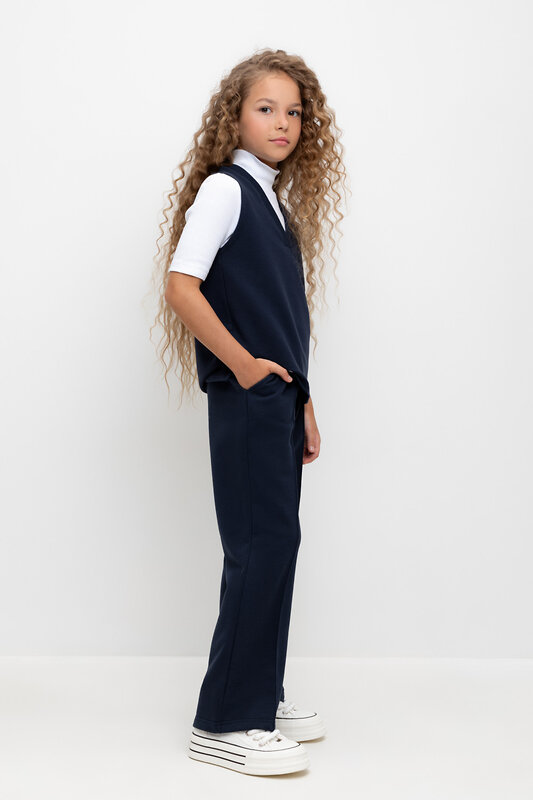 CROCKID Брюки 565381 К 400577 темно-синий
