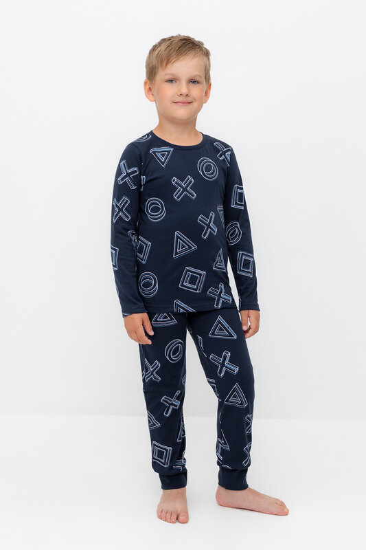 CROCKID Пижама 565383 К 1561 темно-синий