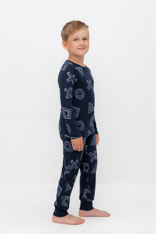 CROCKID Пижама 565383 К 1561 темно-синий