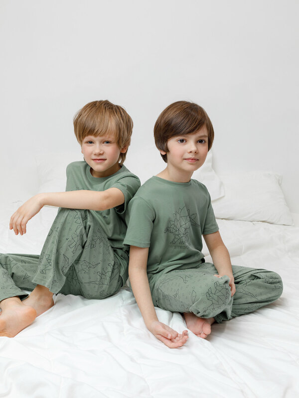 CROCKID Пижама 565395 К 1599 зеленый