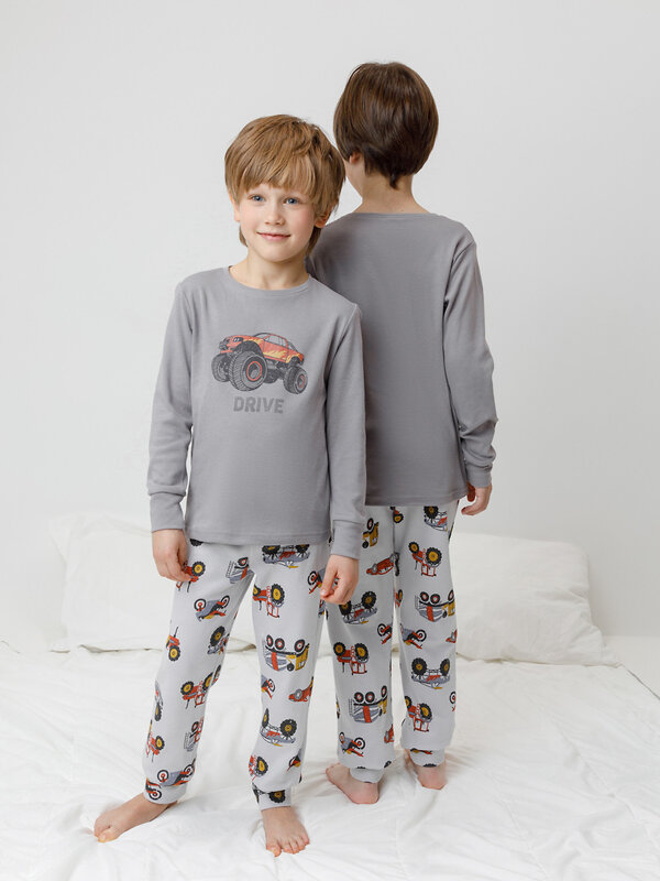 CROCKID Пижама 565400 К 1541 серый