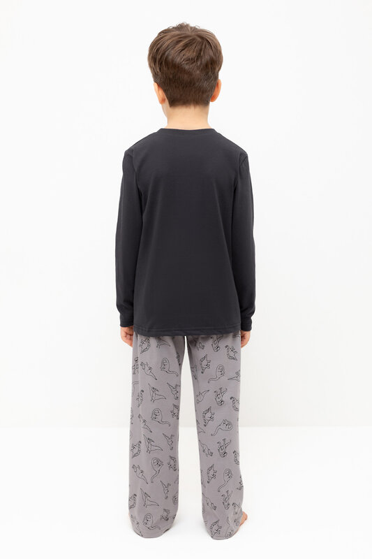 CROCKID Пижама 565461 К 1600 темно-серый
